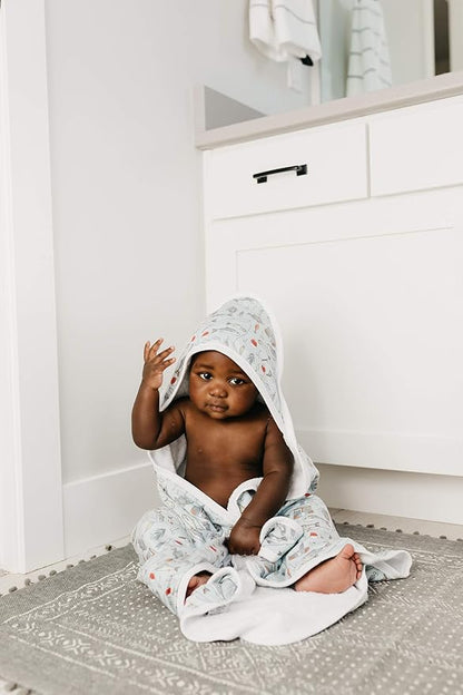 Copper Pearl Hooded Bath Towels Premium Knit/Terry Cloth Baby Towels with Hood, Pockets, and Cool Designs - Great to Gift and Make Bath Time Fun - Baby Bath Towel, Trout