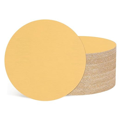 Kozelo 50 Pcs Sanding Discs 5 Inch 800 Grit Hook and Loop Random Orbital Sandpapers Suitable for Drywall Sander Wood Metal Furniture, Yellow