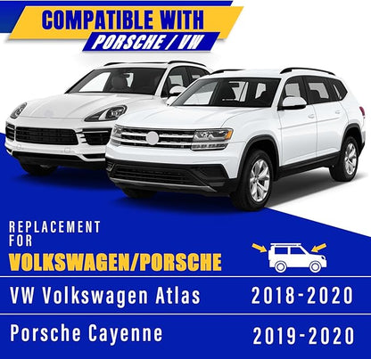 2 wipers Replacement For 2018-2020 2021 2022 2023 VW Volkswagen Atlas/2019-2020 Porsche Cayenne Original Equipment Replacement Windshield Wiper Blades - 26"/22" (Set of 2) Top Lock 16mm