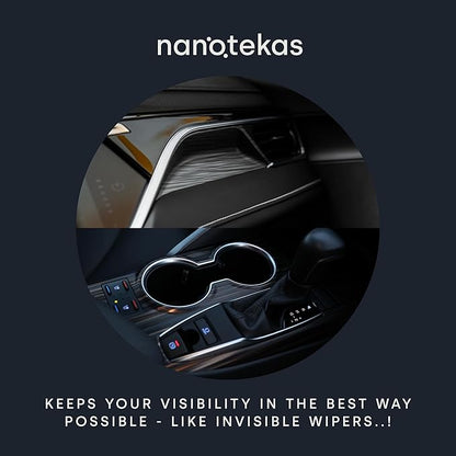 Nanotekas Cockpit Cleaner - Interior Cleaner - Matte Finish Detailer and Spray Sealant has Anti-Static Specs and Silver Nano Particles, Dust-Repellent, Easy Clean for Car Dashboards & Plastics - 100ml