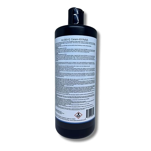 CSI Ceram-XX Production Polish | Formulated for Maximum Production Throughput with a Single Polish | Fastest Path from Defect Removal to a Swirl-Free, Deliverable Shine