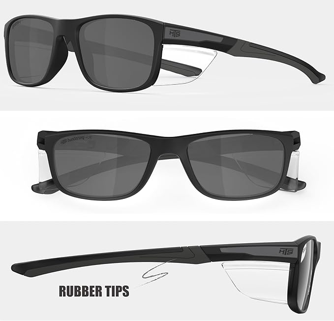 HTS HUNTERSKY TR90NZZ Safety Glasses with Side Shield Small Size Women Men ANSI Z87 Anti Fog Scratch Resistant Lab Pickleball