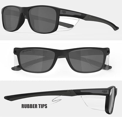 HTS HUNTERSKY TR90NZZ Safety Glasses with Side Shield Small Size Women Men ANSI Z87 Anti Fog Scratch Resistant Lab Pickleball