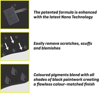 T-Cut Black Scratch Remover, Color Fast Car Wax Polish Color Enhancer, 5.3 Oz
