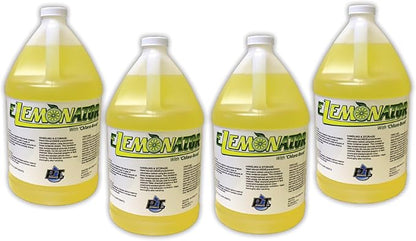 Elemonator: House Wash Surfactant for Siding, Roof and Concrete Cleaning, Bleach Additive, Soft Wash Soap, 1/2 Gallon 64 Fl Oz (QTY 4)