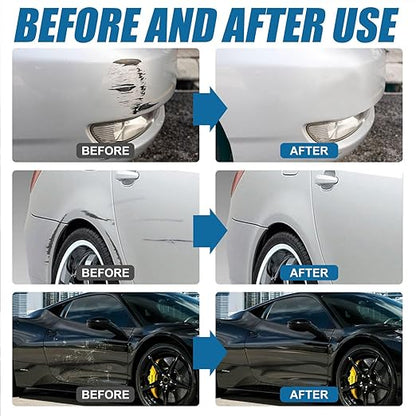 Nano Sparkle Cloth Car Scratch Remover with Scratch Repair Paste,Upgraded Nano Sparkle Cloth for Cars Scratches,Miracle Nano Cleaning Cloth Scratch Remover for Deep Scratch Repair on Car Paint