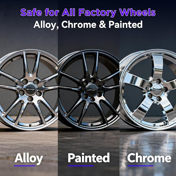 Wheel Cleaner & Rust Dissolver - 500ml, Acid-Powered Formula for Brake Dust & Iron Deposits, Safe for Alloy & Painted Rims