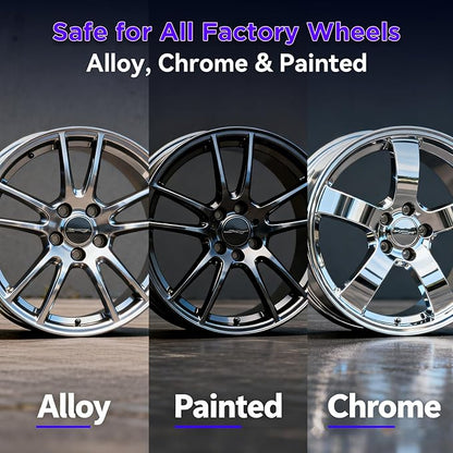 Wheel Cleaner & Rust Dissolver - 500ml, Acid-Powered Formula for Brake Dust & Iron Deposits, Safe for Alloy & Painted Rims