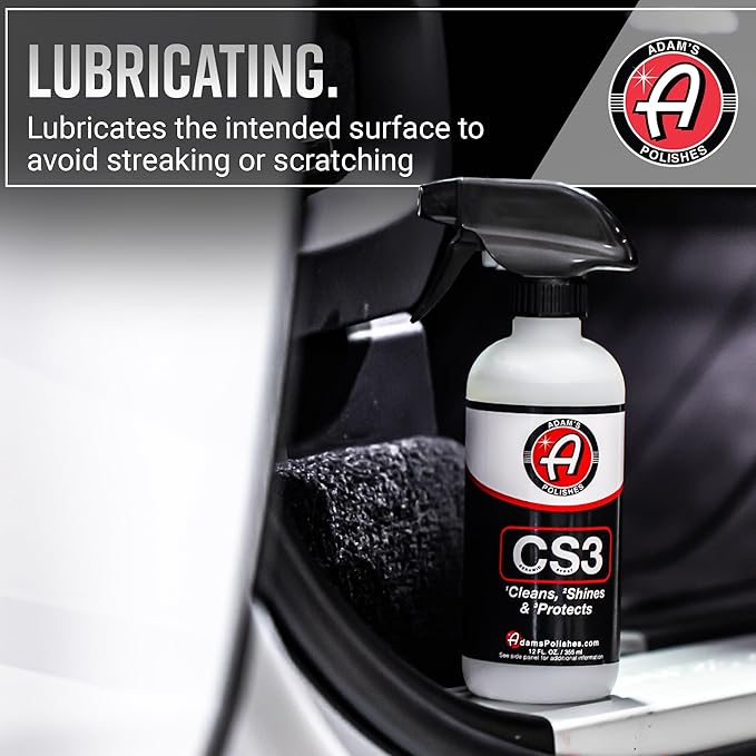 Adam's Polishes CS3 (16oz) - Ceramic Spray Coating That Cleans, Shines & ProtectsTop Coat Car Wash Polish & Paint Protectant Stronger Than Car Wax | RV Boat Motorcycle Car Detailing Waterless Wash