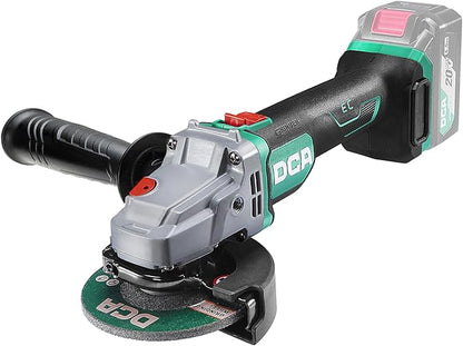DCA Cordless Angle Grinder 20V 4-1/2 inch, 8500RPM Brushless Motor, Power Angle Grinder (Only Tool)