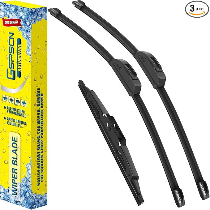 GSPSCN 3 Wipers Replacement For Honda CR-V CRV 2002 2003 2004 2005 2006，Original Equipment Windshield Wiper Blades Set 21"+20"+10" (Set of 3)