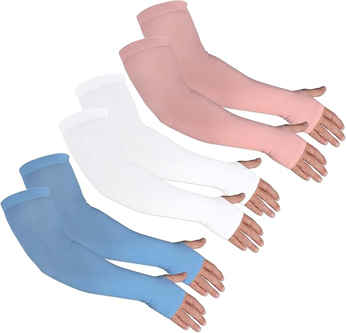 Kinship Comfort Brands Sun Protection Sleeves to Cover Arms for Men, Women, Sports Outdoor Tattoo Protector, One Size
