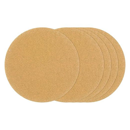 Kozelo 10 Pcs Sanding Discs 1 Inch 400 Grit Hook and Loop Random Orbital Sandpapers Suitable for Drywall Sander Wood Metal Furniture, Yellow