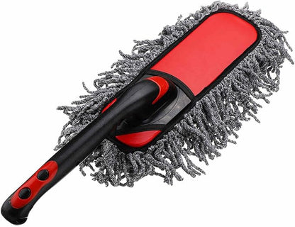 HARFINGTON Car Duster Brush Exterior Scratch Free Car Cleaning Brush High-Density Soft Auto Detailing Tool with Extendable Handle for Cars SUV Trucks Motorcycle Home Cleaning