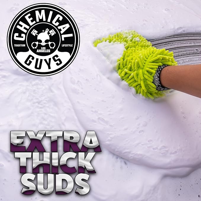 Chemical Guys CWS215 Sticky Snowball Ultra Snow Foam Car Wash Soap (Works with Foam Cannons, Foam Guns or Bucket Washes) for Cars, Trucks, Motorcycles, RVs & More 128 fl oz (1 Gallon) Cherry Scent