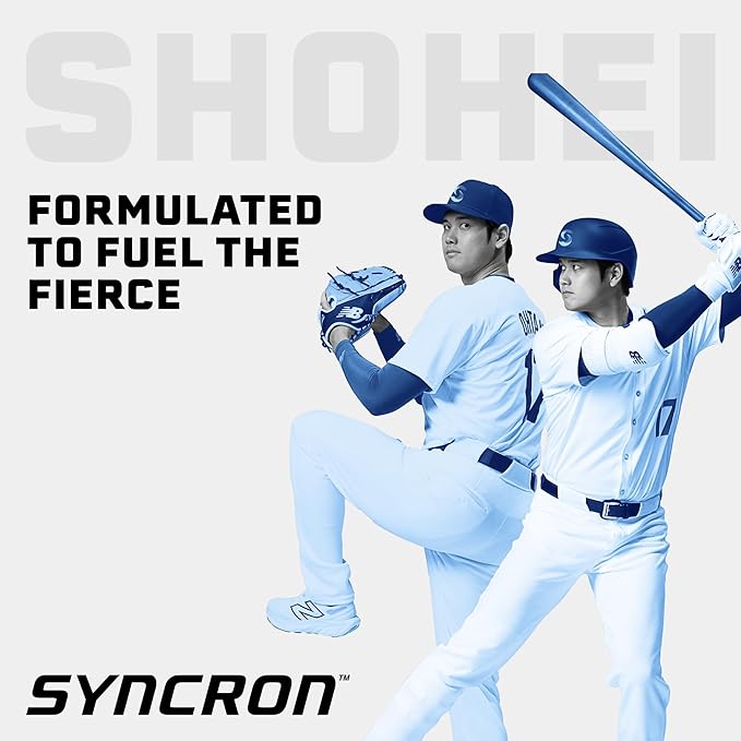 Syncron Post Workout Sports Drink Endorsed by Shohei Ohtani, Sugar Free Electrolyte Hydration, Aluminum Bottled Drink, Taurine, L Arginine & BCAAs for Athletes, Grapefruit Flavor, 6 Pack, 16 oz