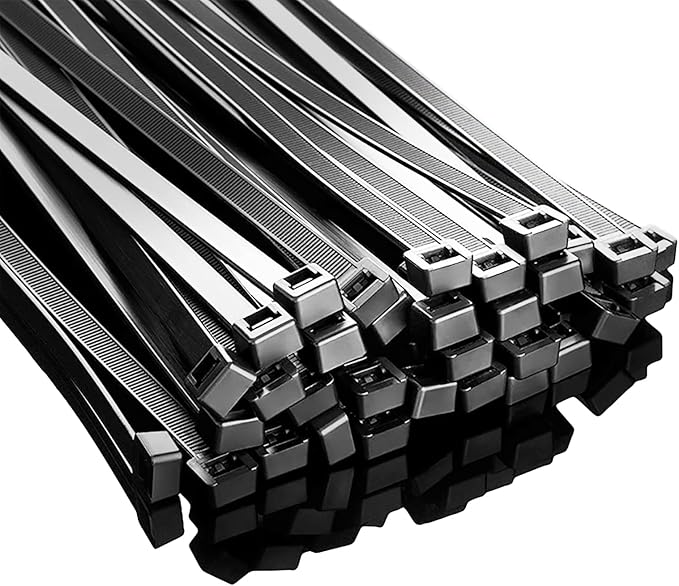 Long Zip Ties Heavy Duty 24 inch, Large Zip Ties with 200 lbs Tensile Strength, Big Cable Ties, Black, 250 Pack, by GAIIAN