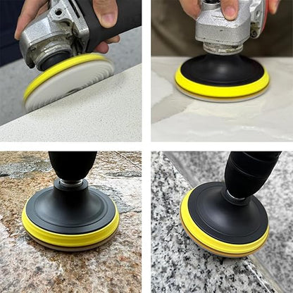 Waies 11 PCS 2 Inch Diamond Polishing Pads Kit Wet/Dry 50-10000 Grit for Concrete Stone Edge Granite Tile Marble Rock Countertop Quartz for Drill Grinder Polisher
