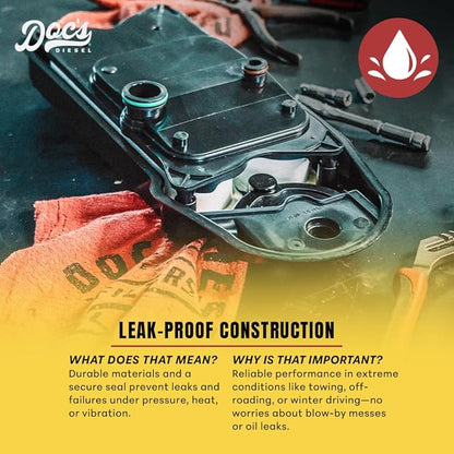 Doc's Diesel CCV Filter D804418 | Compatible with RAM 6.7L Cummins 2500, 3500, 4500, 5500 2007.5+ | Replaces CV52001