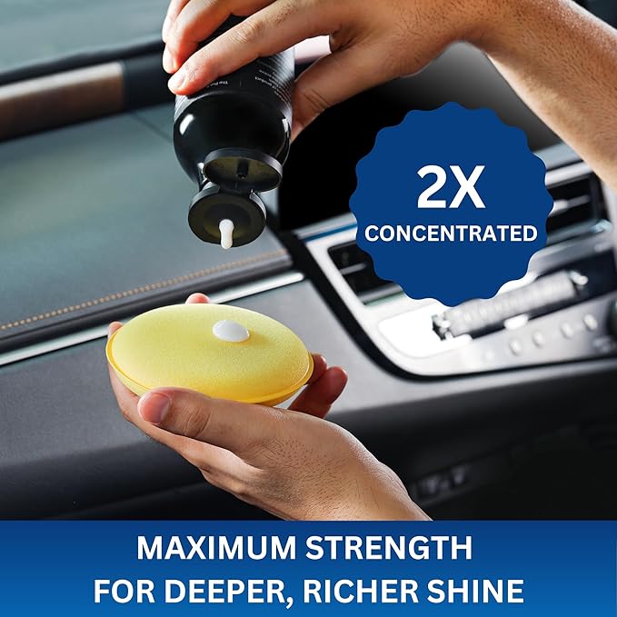 The Pro Stuff® Car Plastic Restorer | Professional Black Trim Detailer | Restore Faded Plastic to Factory Finish | Easy Apply, Long Lasting, No-Residue Formula | Back to Black Trim Restorer