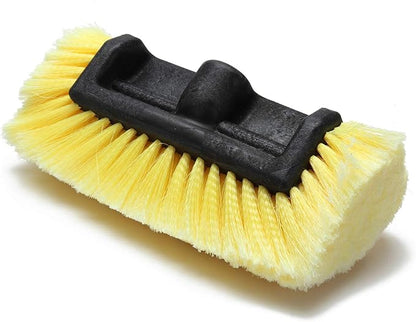 Forgrace 60 Inch Car Wash Brush with Long Handle 12" Soft Bristle Head Flow-Through Heavy Duty Tri-Level Dip Auto Car Exterior Washing Yellow