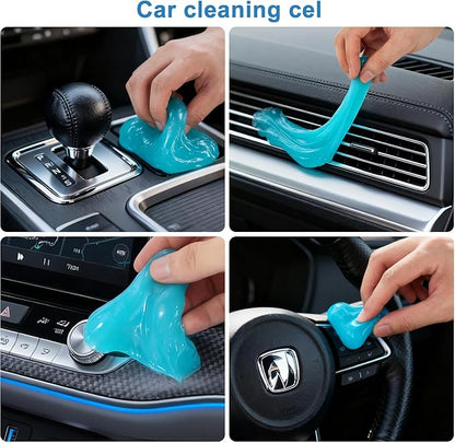 Car Detailing Brush Kit with Detail Brushes,Car Interior Detailing Brushe,Car Dust Brush,Cleaning Gel,Car Interior Cleaning Tool for Truck, SUV, Interior Car Accessories