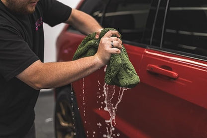 The Rag Company - The Liquid8r M22 Drying Towel - 70/30 Blend, Microfiber, High Absorbency, 20in x 20in