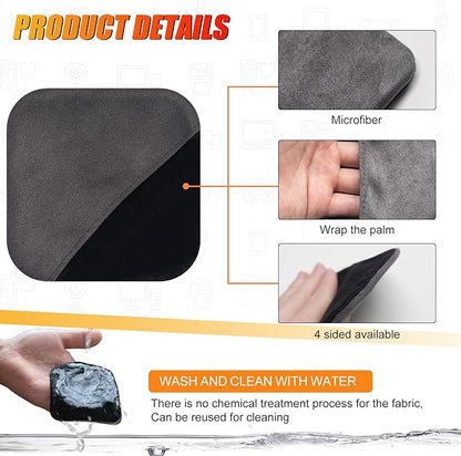 SuperKaKa Car Screen Cleaner- Vehicle Touchscreen Microfiber Cleaning Cloth, Touch Screens Clean Wipes Cars Interior Accessories Universal for Tesla Dashboard Display (Gray)