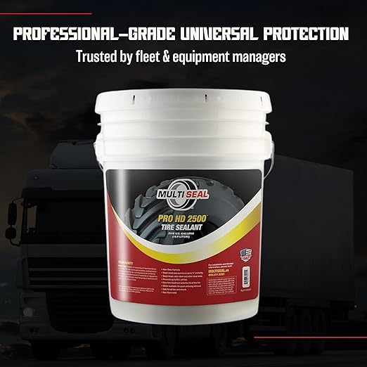 MULTI SEAL PRO HD 2500 - Our Workhorse Industrial Grade Tire Sealant Designed for Heavy Industrial and Agricultural Use, 5-Gallon Pail with Pump