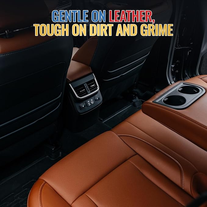 Automotive CPR Heavy Duty Leather Cleaner 16 oz – Deep Cleaning Spray for Natural & Synthetic Leather Seats, Panels, and Trim – Non-Greasy, Residue-Free Formula for Fast Interior Detailing