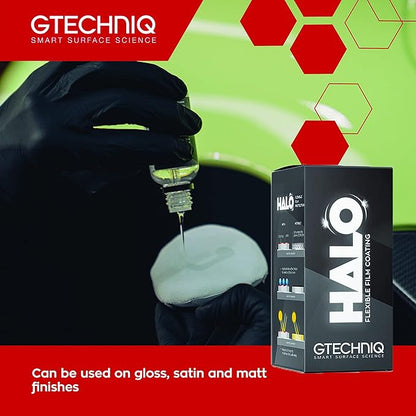 Gtechniq Halo Flexible Film Coating for Cars, 1 fl oz | Chemically-Bonding Formula Protects PPF and Vinyl, Repels Dirt, Prevents Staining, for Gloss, Matte or Satin Finishes, Lasts up to 2 Years
