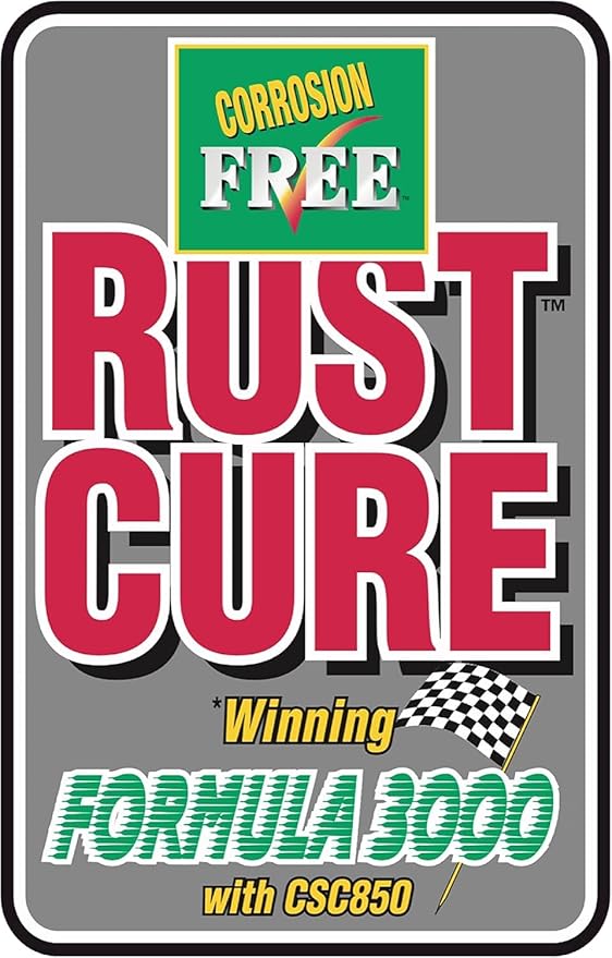 Corrosion Free Rust Cure Formula 3000-1 Gallon Jug – No-Drip Rust Inhibitor & Undercoating for Cars, Trucks, Tractors, Snowblowers – Stops & Prevents Rust –Includes RP460 HD Applicator Gun