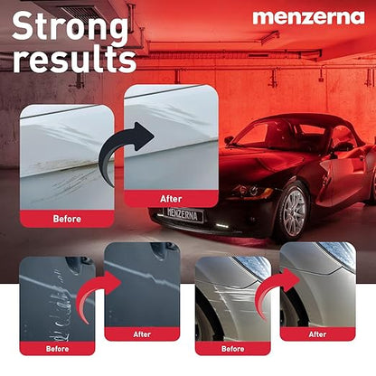 menzerna Scratch and Swirl Remover Kit I Car polishing Set with Menzerna Heavy Cut 400 and 3,5 Inch Polishing Pad I Deep Scratch Repair Kit for All Types of Vehicles