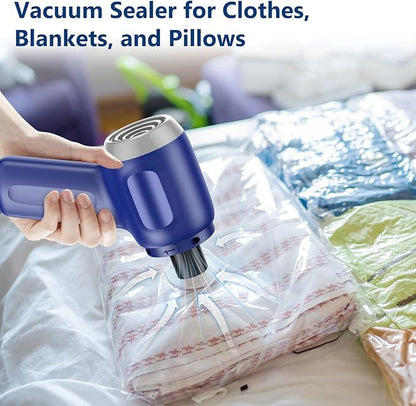 Fanisic Car Vacuum Handheld Vacuum Cleaner/Air Duster, 15000PA Strong Suction with Brushless Motor, Rechargeable Dust Buster/Hand Pump Low Noise for Car Detailing Home Office Cleaning