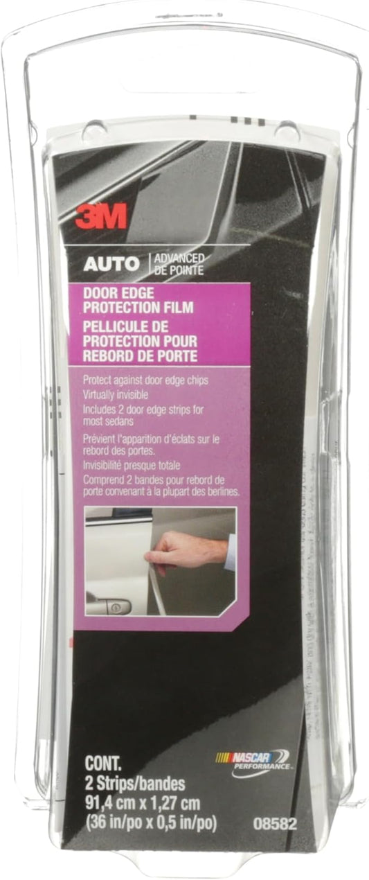 3M Door Edge Protection Film, 36 Inch, Protect Door Edges From Chips, Scratches, and Scuffs, No Tool Required, Yellowing and Staining Resistant, Professional Grade Solution (08582)