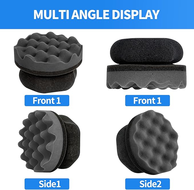 Tire Shine Applicator Pad,Wave Pattern Tire Dressing Applicator Sponge, Car Cleaning Supplies After Car Wash Tire Cleaner,Reusable Foam Pad for All Tire Types & Interior Cleaning