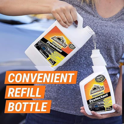 Armor All Car Protectant Refill, Car Interior Cleaner with UV Protection, 1 Gal Each, 128 Fl Oz (Pack of 1),White