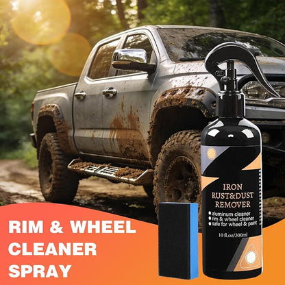 NUOKOU Rim & Wheel Cleaner Spray, Iron Rust & DUST Remover, Purple Color Changing Iron Remover, Rust for Most Wheel