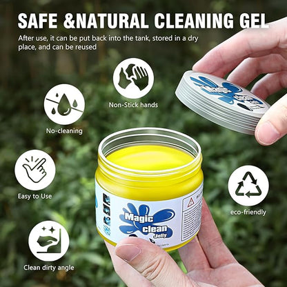 DNA MOTORING Car Cleaning Gels Auto Detailing Tools Cleaning Putty Car Interior Cleaner, Car Jelly Cleaner, Keyboard Cleaner, Car Cleaning Supplies Car Gifts for Men Women, TOOLS-00256