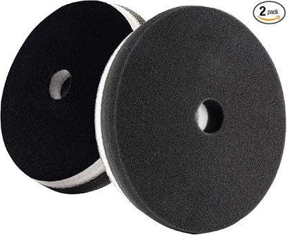 5.5" Lake Country HDO Black Foam Finishing Pad (1-Pack) – Premium Heavy Duty Orbital Finishing Pad for Painted Surfaces – Fits 5" Backing Plate