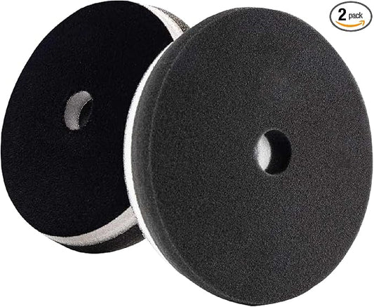 5.5" Lake Country HDO Black Foam Finishing Pad (1-Pack) – Premium Heavy Duty Orbital Finishing Pad for Painted Surfaces – Fits 5" Backing Plate
