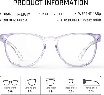Stylish Safety Glasses, Clear Anti-Fog Anti-Scratch Protective Glasses For Men And Women