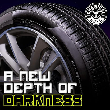 Chemical Guys Galactic Black Wet Look Tire Shine Dressing, for a Whole New Level of Shine and Depth of Black, Safe for Cars, Trucks, Motorcycles, RVs & More, 32 fl oz