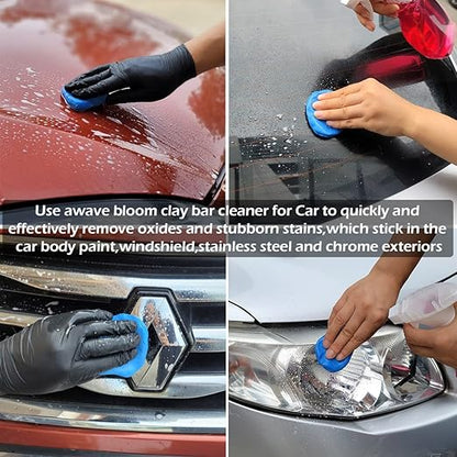 Car Clay Bars Auto Detailing 400g and Clay bar Lubricant Tablets 8 Pack(1pcs=16 oz) Clay bar kit for Car Detailing Damage Free Cleaning