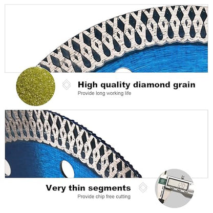 ZERICHIVE 5Pcs/Lot Super Thin 4" Tile Diamond Blade Porcelain Saw Blade for Cutting Porcelain Tile Granite Marbles