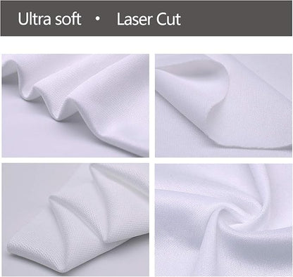 AAWipes Cleanroom Cloth Wipes 9"x9" (Bag of 150 Pcs) Double Knit 100% Polyester Wipers Lint Free Cloths with Ultra-fine Filaments, Laser Sealed Edge, Class 100 Cloths, Ultra-soft Wipes CP14009