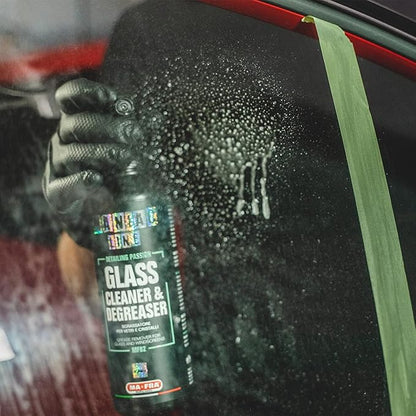 MANIAC LINE MAFRA Car Detailing Line, Glass Cleaner & Degreaser, 16.9 oz, Degreaser for Car Glass and Crystals Including Tinted Ones, Ammonia-Free, Removes Limescale