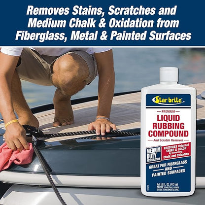 STAR BRITE Liquid Rubbing Compound 16 oz. Oxidation & Scratch Remover
