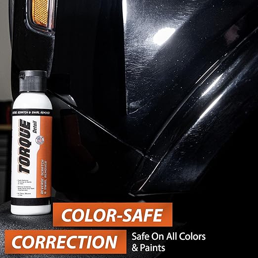 TORQUE DETAIL Reverse Car Scratch Remover & Paint Scratch Repair - Removes Water Spots & Paint Swirls - Fix Deep Scratches & Polish with All-in-One Paint Correction Compound That Works by Hand