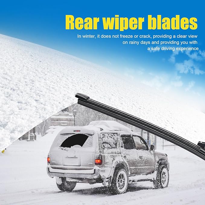 27"+20" Windshield Wipers With 15" Rear Wiper Blade Sets Automotive Replacement for Q7 2016-2023,SQ7 2017-2023,Easy For Installation (Pack of 3)